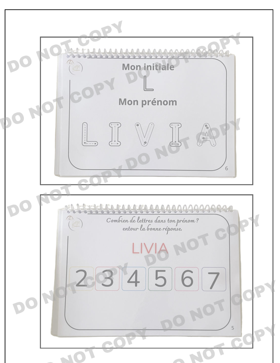 🦋 Livret Personnalisé
